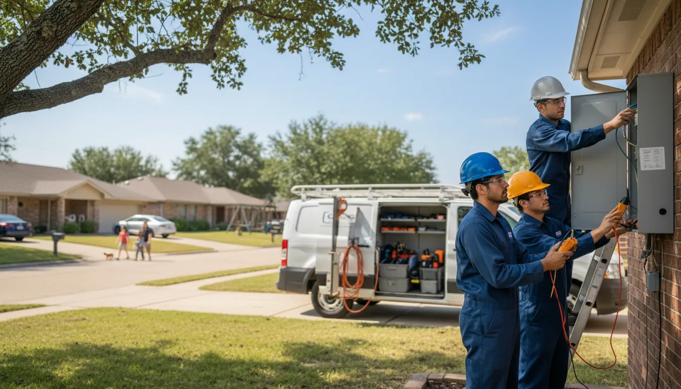 Certified electrician providing emergency electrical services in Daykin, NE